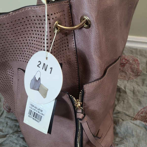 Le Miel Dark Blush Vegan Handbag - Picture 8 of 11